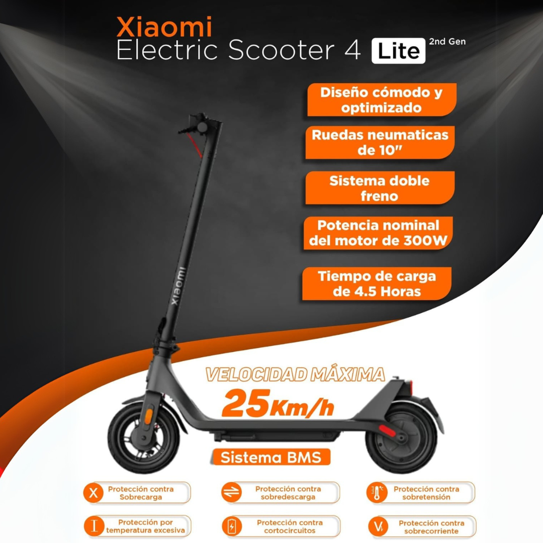 Xiaomi Electric Scooter 4 Lite 2da Generación