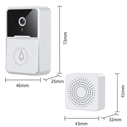 Timbre Inalámbrico Blanco con Cámara Bluetooh