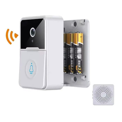 Timbre Inalámbrico Blanco con Cámara Bluetooh